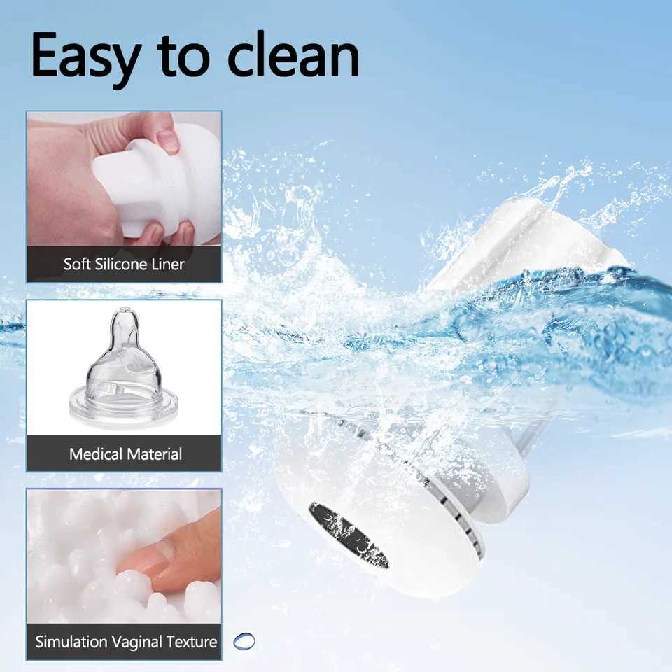 Sucking Masturbator Powerful Vibrating Male Masturbation Cup Mens Penis Pocket Pussy Adult Sexy Sex Toy For MenXJ250524