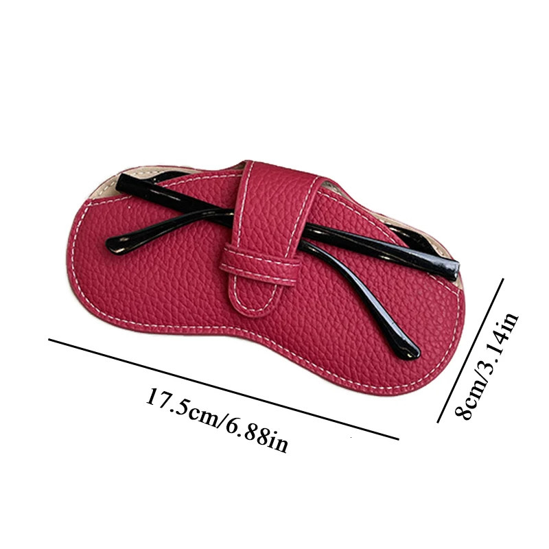 Glasses Case Women Leather Soft Bag Fashion Portable Sunglasses Box Accessories Eyeglasses 250519