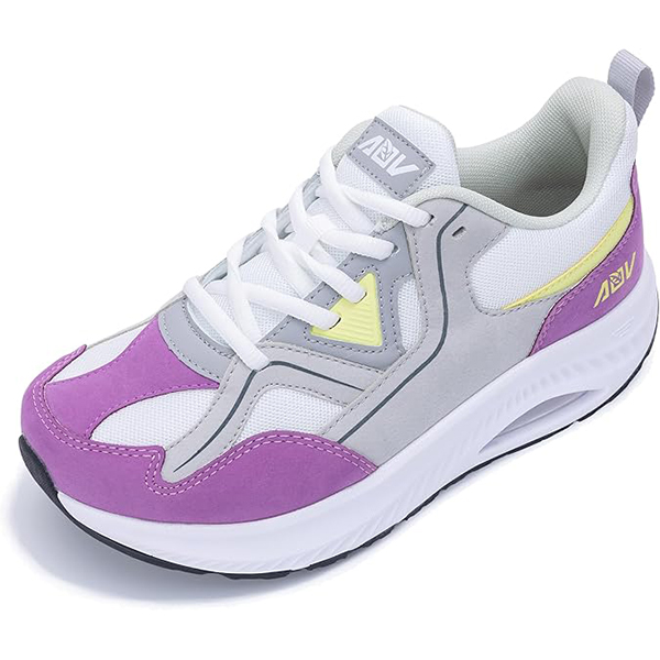 Designer Shoes AOV Wide Toe Box Shoes Women Arch Support Walking Shoes for Plantar Fasciitis Orthotic Tennis Sneakers