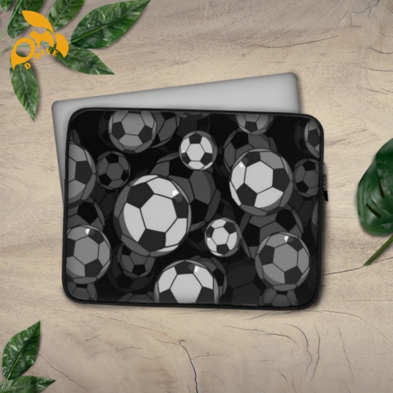 Free delivery. Fashion designer customizes lightweight high-quality black and white full-frame printed laptop with a veet inner liner.