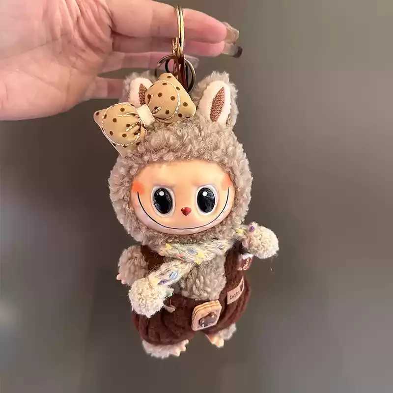 Labubu Pendant Doll Small Artist Shaping Camera Shaped Bag Decoration Kawaii Vinyl Doll Keychain Hanging Decoration XJ250524
