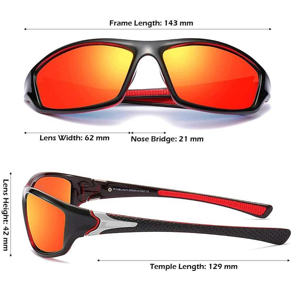 High Definition Polarized Sunglasses for Men Women Outdoor Sport Fishing Sun Glasses UV400 Protection Driving Eyeglasses M250524
