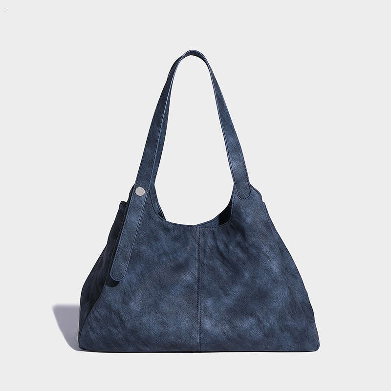 Vintage Women's Stylish Commuting Bag Tie dye Shoulder Tote Large Capacity Hasp Closure Handbag