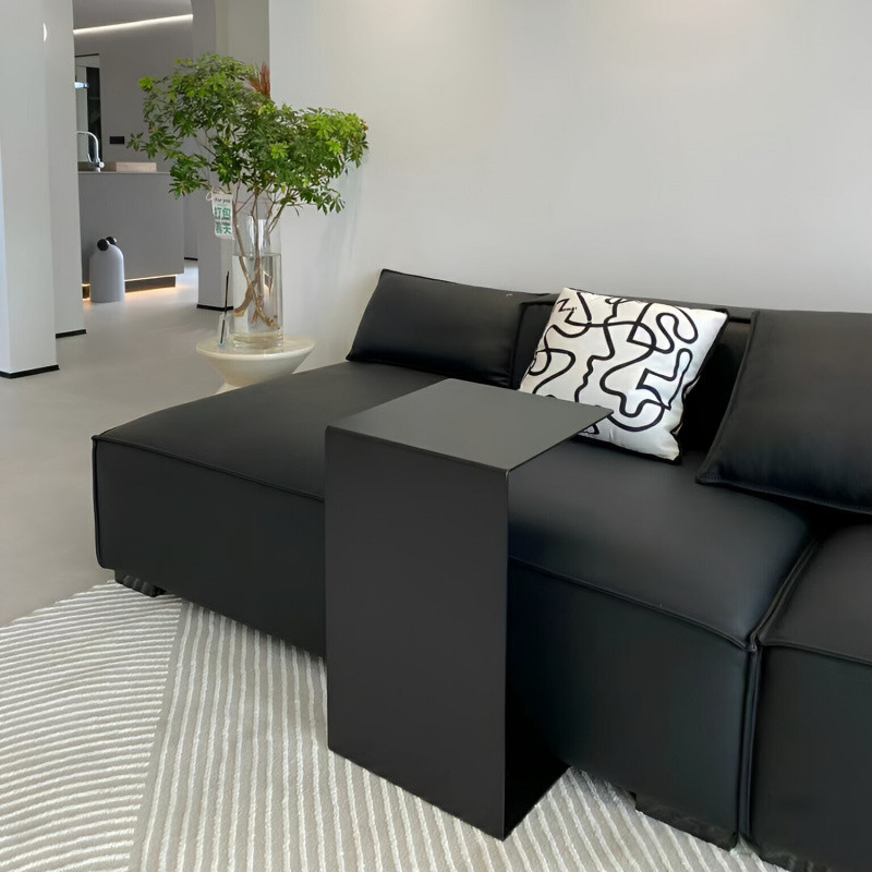 B5245 Light luxury high-end living room black small apartment coffee table