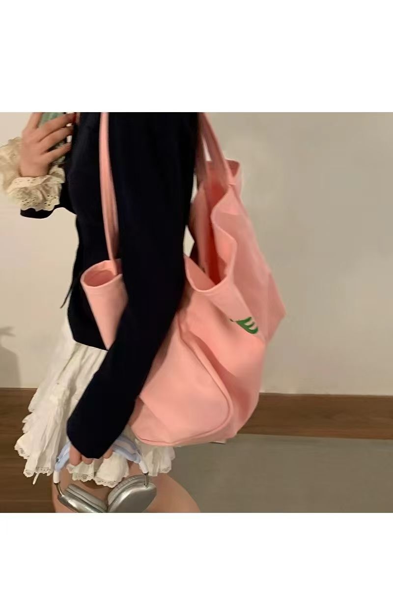 New canvas commuting multifunctional bag, large capacity outdoor tote bag, trend designer fashion women's crossbody bag, shoulder bag