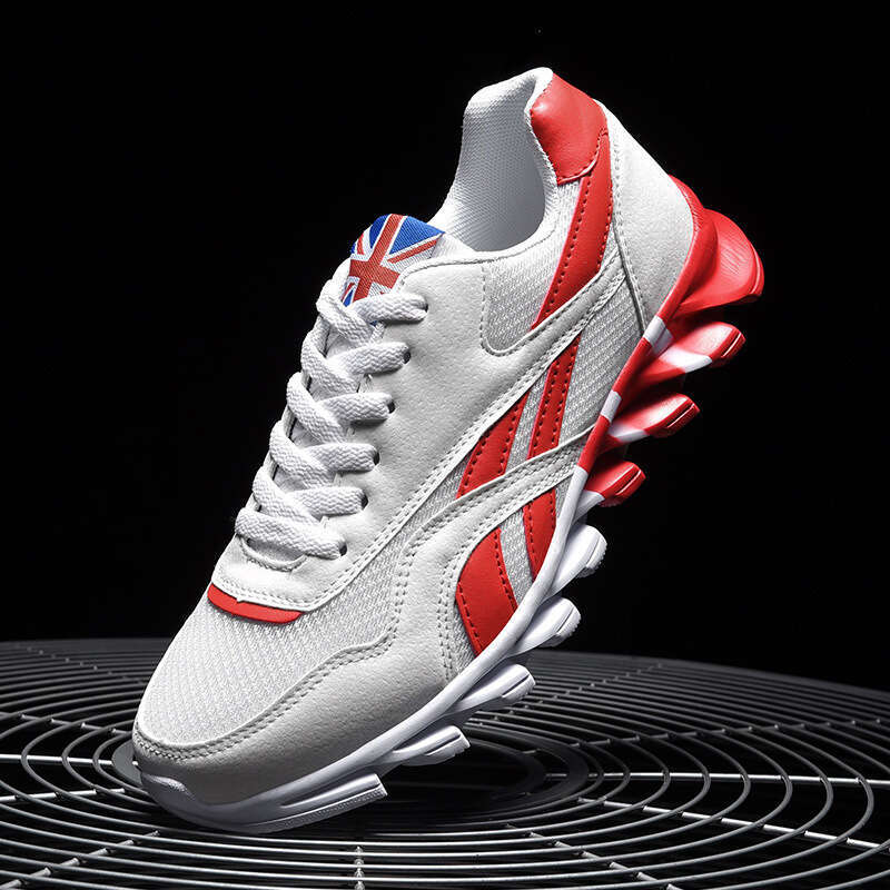 Large Size 48 Lightweight Men's Shoes Thick Soled Fashionable Mesh Breathable Shoes Sports And Casual Trendy Shoes Low Cut Men's Shoes Desig