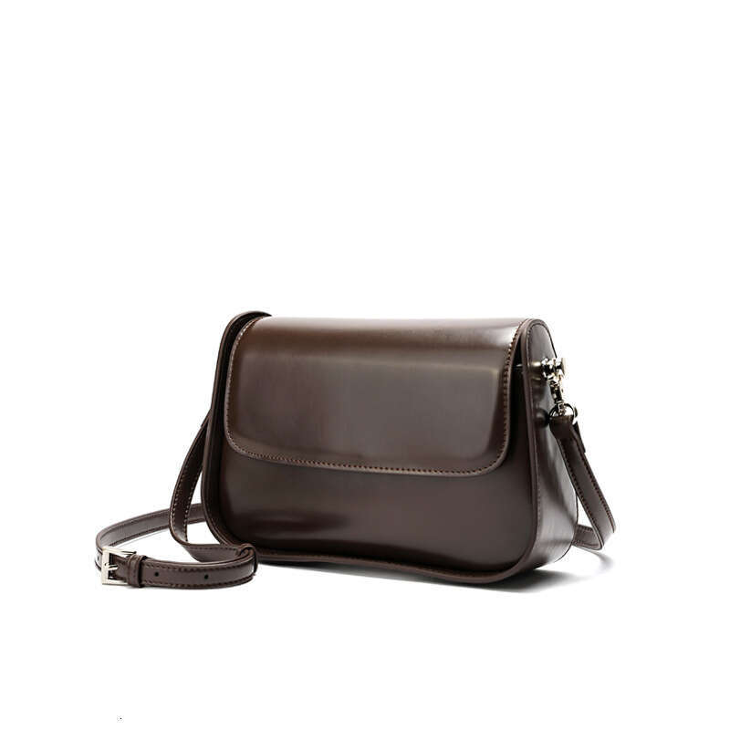 Tote Bag Genuine Leather Niche Fashion Design Crossbody Women S New Popular Small Square Bag Versatile Shoulder Bag Lady Bags