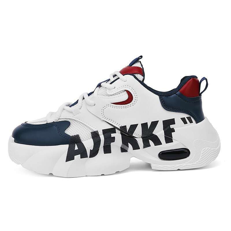 Men's Shoes Teenagers' New Thick Soled Sports And Leisure Shoes Designer Versatile Lightweight Shoes Student Running Korean Version Trendy S