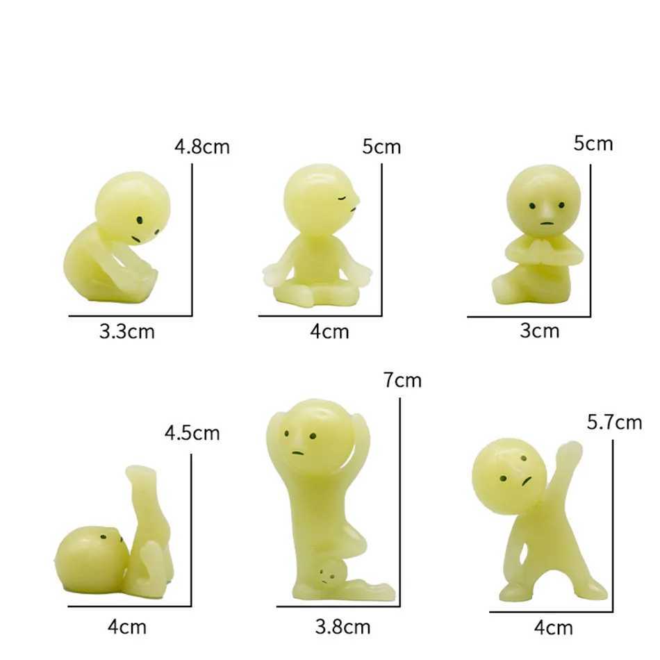 New SMISKI Blind Box Noctilucent Green Doll Mystery Box Action Figures Decoration Fans Children Christmas Birthday Gift Z250524