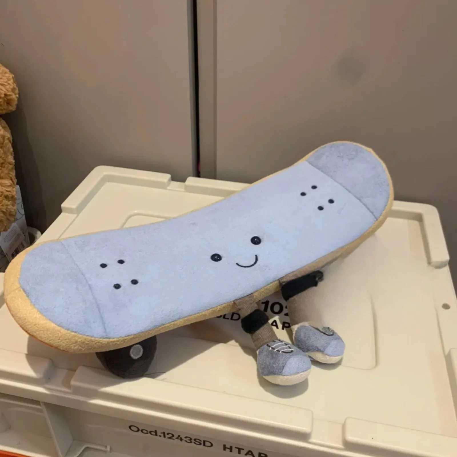 Easter Gift Jelly-cat Amuseables Skateboard Stuffed Toy 13 inches - Sports Plush Gift for Sports Fans Cartoon Dolls Home Decora W250524