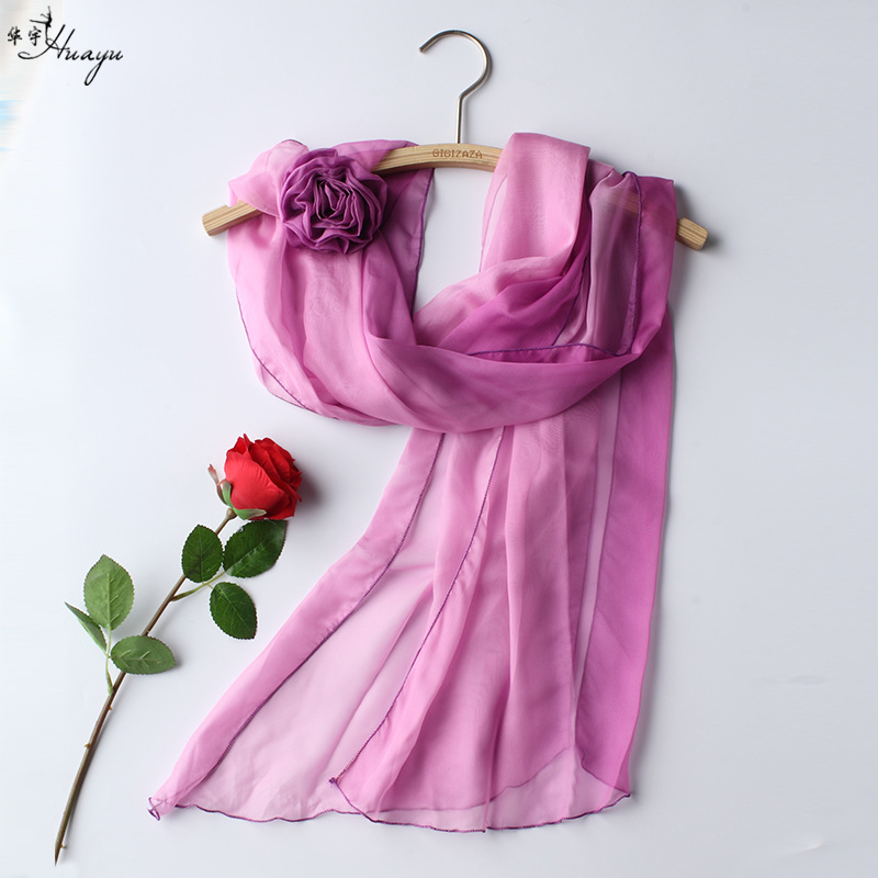 K807 Dance body etiquette training suit long silk scarf form etiquette elegant lady women's school neck scarf long