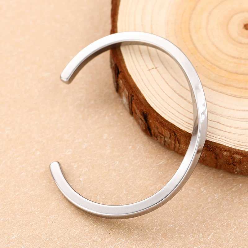 Simple Twisted Woven Bracelet Bangles for Mens Fashion Retro Casual Party Jewelry Gift Stainless Steel Trend Mens Cuff Bangle XJ250524