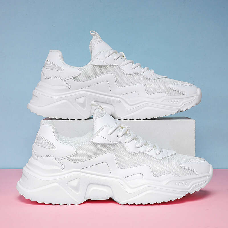 Designer Women's Shoes, Dad's Shoes, 2025 Summer Sports Shoes, Running Shoes, Student Walking Shoes, Height Increasing Thick Soled Mesh Shoe