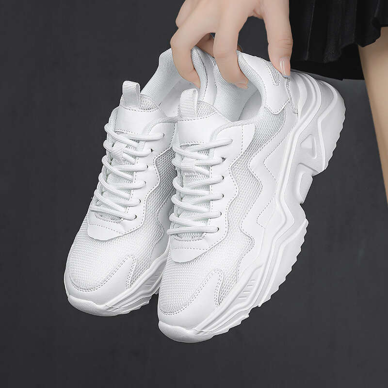 Designer Women's Shoes, Dad's Shoes, 2025 Summer Sports Shoes, Running Shoes, Student Walking Shoes, Height Increasing Thick Soled Mesh Shoe