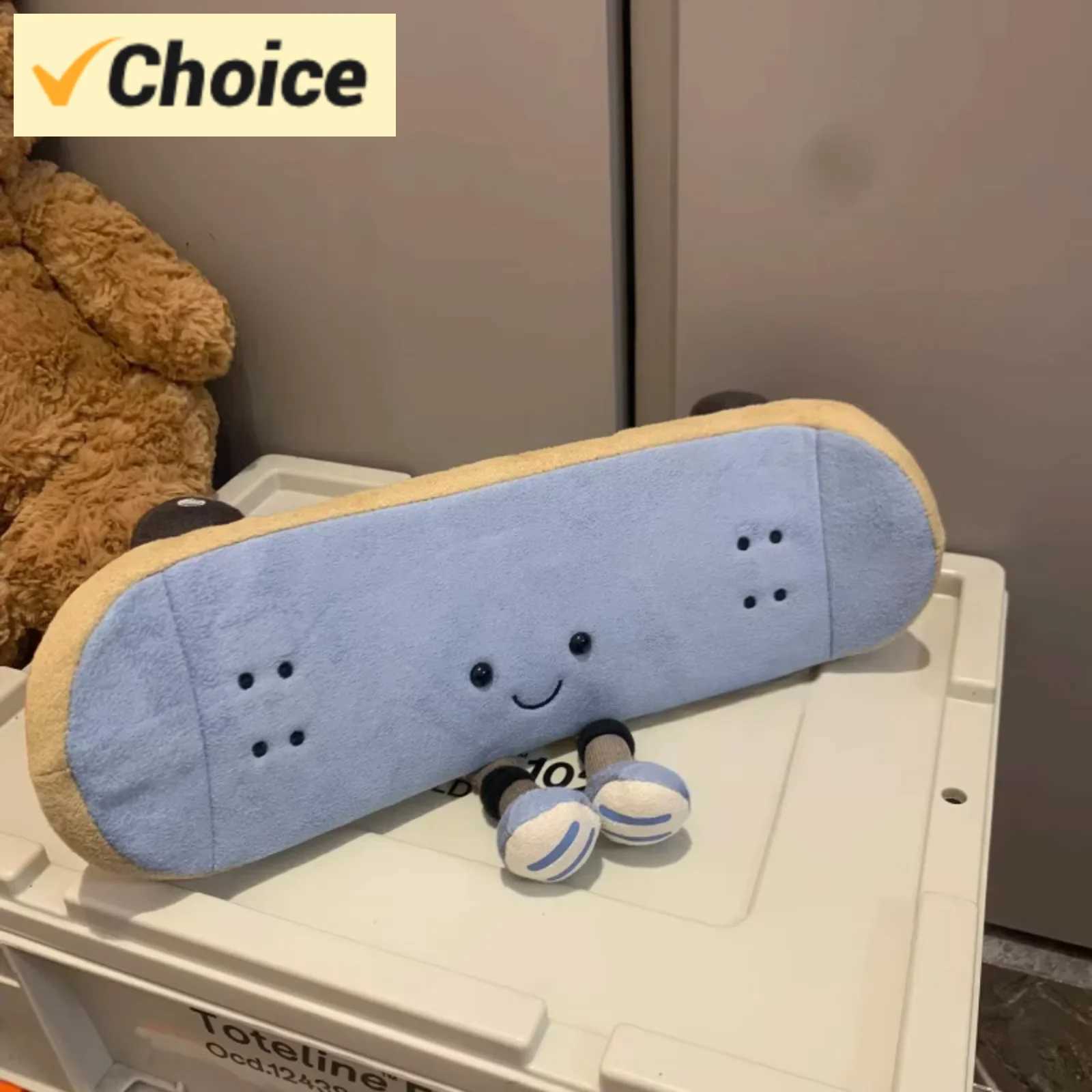 Easter Gift Jelly-cat Amuseables Skateboard Stuffed Toy 13 inches - Sports Plush Gift for Sports Fans Cartoon Dolls Home Decora W250524