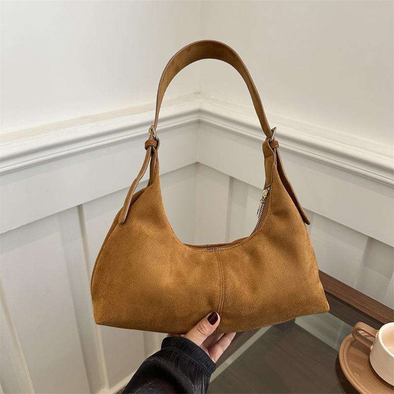 handbag fashionable solid color underarm bag women 2025 casual high-end texture single shoulder crossbody bag for work commuting