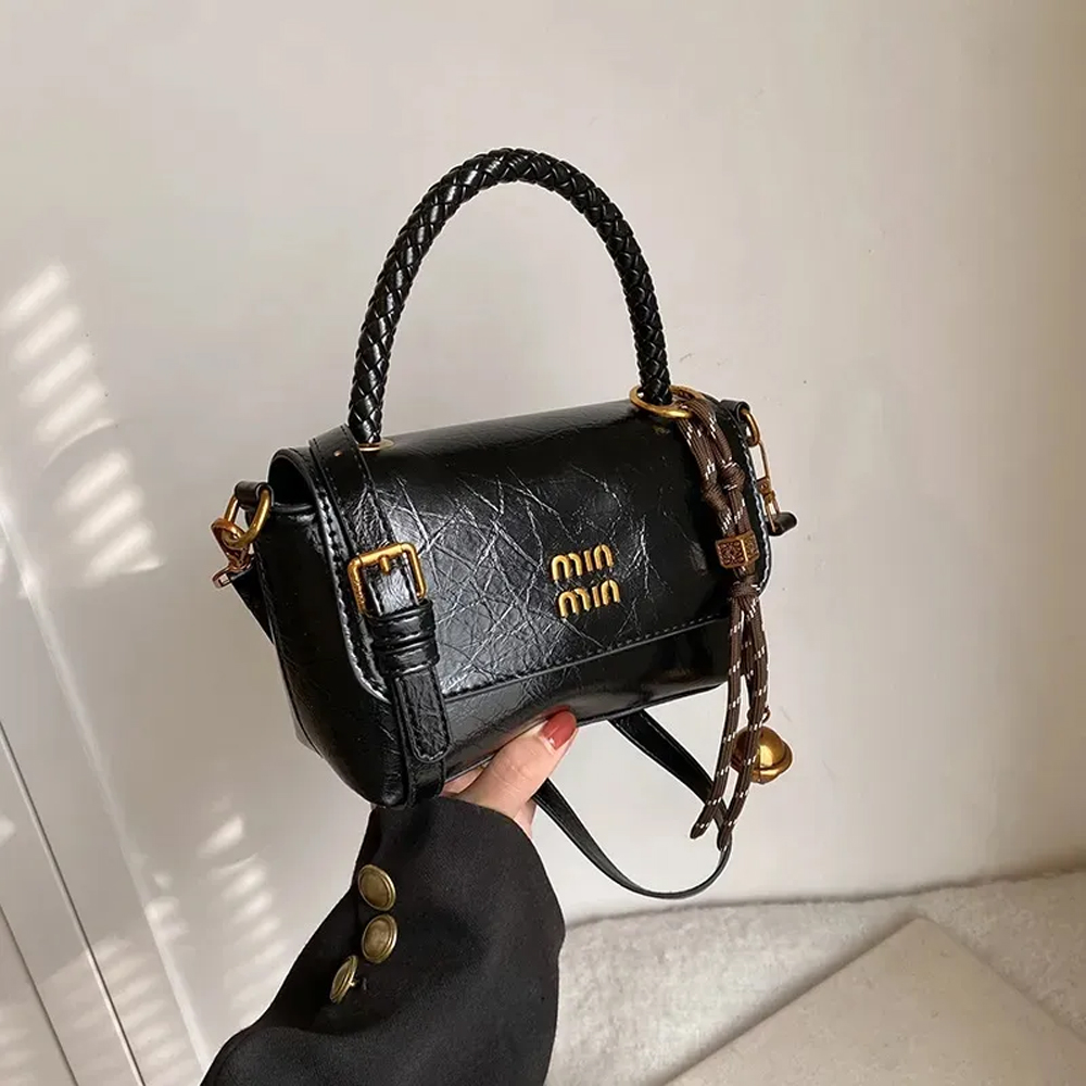 Designer Bag 2025 Shoulder Bag Luxury Bag High Quality Women's handbag Purse Leather Metal badge Hobo Bag Crossbody bag Black Classic Underarm Ba