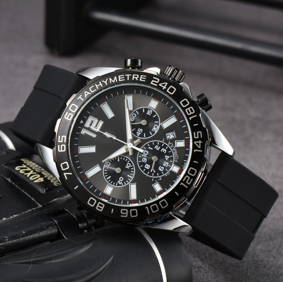 tagity watch AAAAA Watch Chronograph Watch Men Luxury Designer Watch Japan Quartz Battery Watch Mens Auto Watch Mens Anniversary Gift Watch