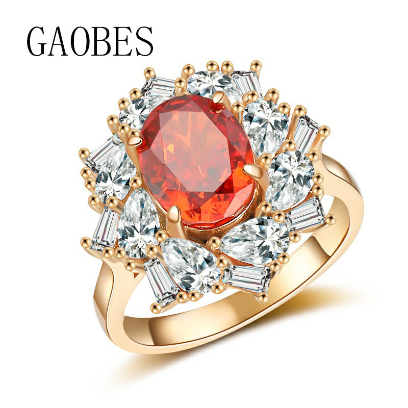 925 Sterling Silver Vintage Red High-Carbon Diamond Ring with Padma Red Gemstone, Elegant Luxury Jewelry for Women, Ideal Engagement Ring