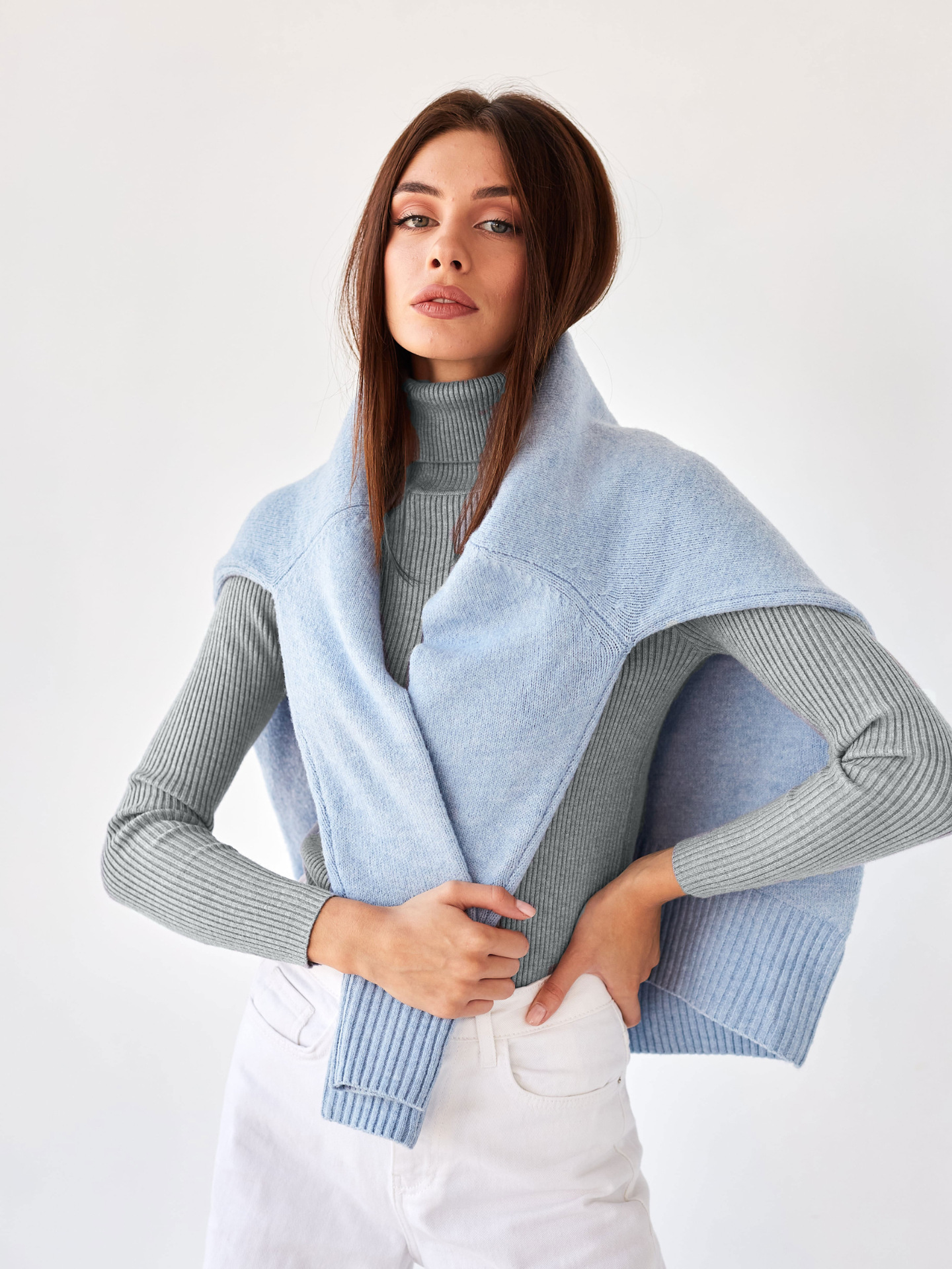 PD200 Winter new turtleneck sweater knitted bottoming sweater knitted turtleneck sweater