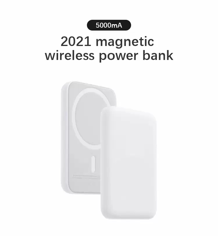 High Quality Power Banks Magnetic Charger BatteryPack 5000mAh Capacity Wireless Charge Magnet Powerbank Fast Charging for iPhone 16 Pro Max 12 Mini mobile phone