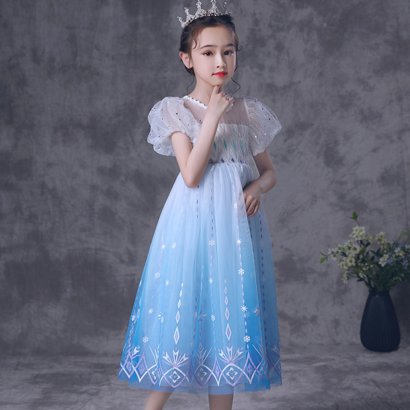 Disney girls' dress little girl's skirt spring autumn summer outfit comfortable and soft princess dress for holiday birthday party Children&