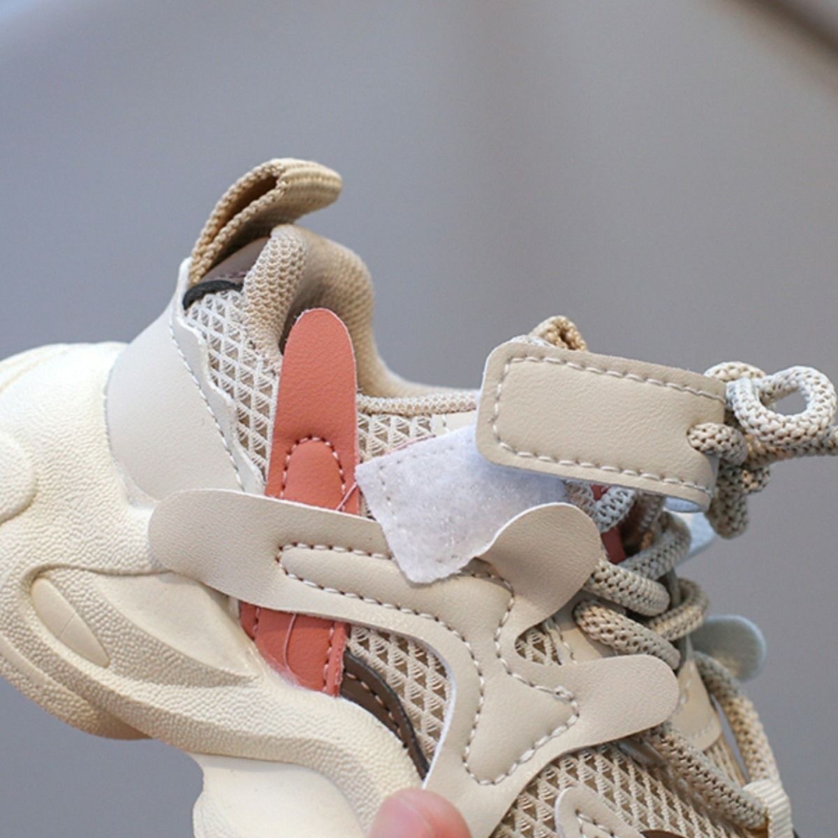 Kids Shoes Girls Sneakers Mesh Toddler Casual Tennis Sneakers Spring Fashion Running Sport Girl Platform Shoes Balck Purple Khaki Sizes US5.5C-US12.5C