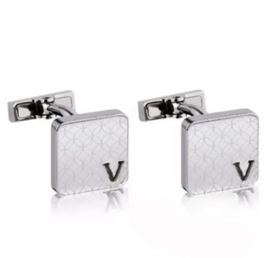 Luxurys Designers Brand Cuff link High Quality Fashion Jewelry Men Womens Classic Letters Cuff links Shirt Accessories Wedding Exquisite Gift French Cufflinks