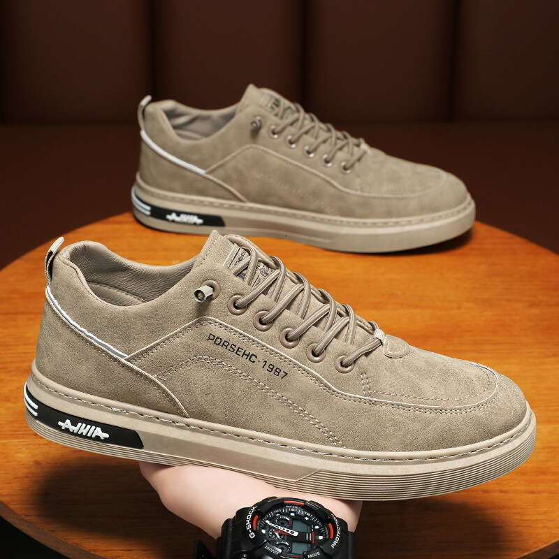2025 Spring New Men's Shoes Breathable Labor Protection Shoes Designer Shoes Men's Trendy Versatile Anti Slip Shoes Sports And Leisure Board