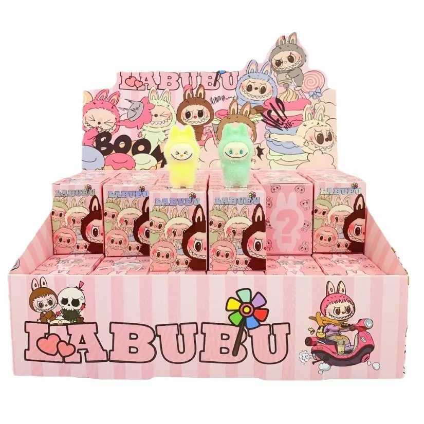 48pcs Labubu Resin Plush Blind Box Pendant Backpack Accessories Desktop Cute Ornament ChildrenS Surprise Birthday Gifts Z250524