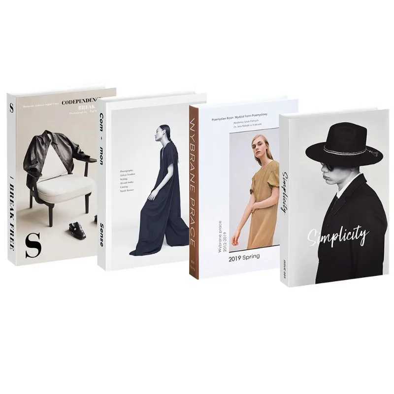 Faux Fake Books for Decoration Decorative Books for Home Decor Bookshelf Coffee Table Designer Decor Set Aesthetic 4PcsY250524