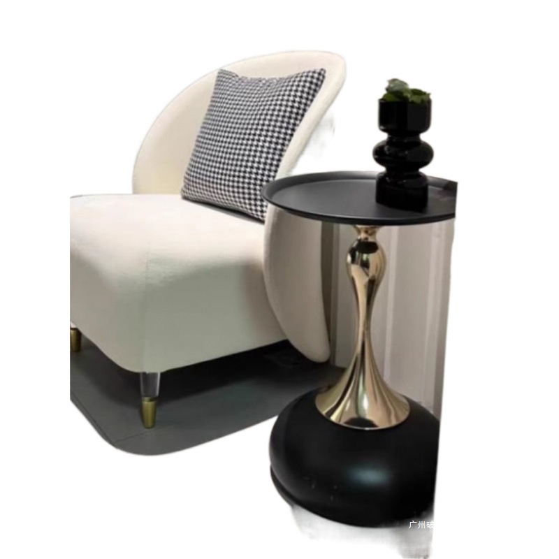 B5243 European style iron side table small size home living room sofa side