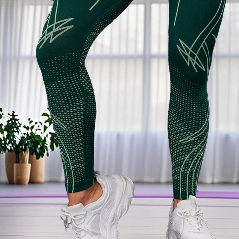 Elastic Summer Workout Tights Premium Quality Active Wear Leggings with Enhanced Cushioning