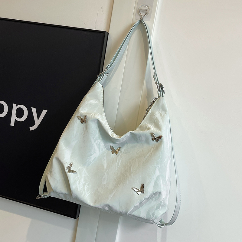 Large capacity bag, women's commuting multifunctional double trend shoulder bag, designer fashion women's crossbody bag, handbag