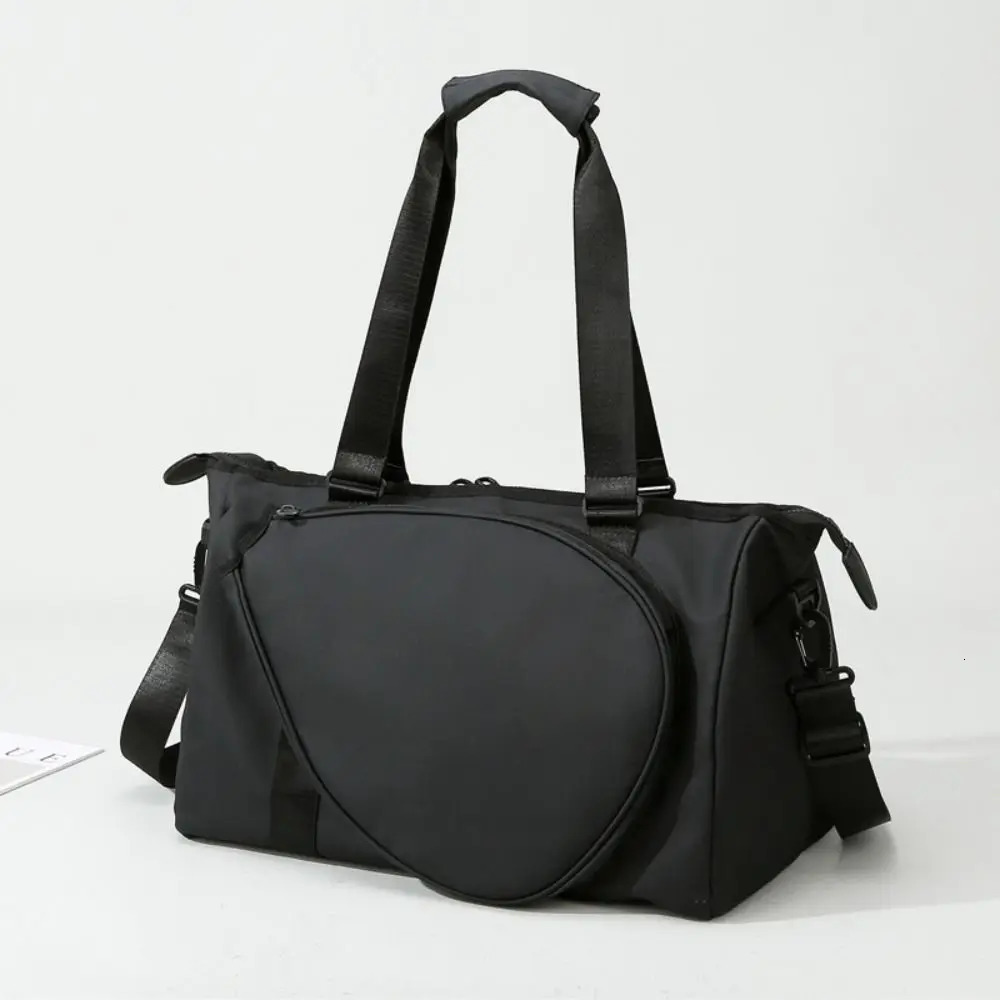 Large Capacity Tennis Racket Bag Adjustable with Handle Tennis Shoulder Bag Pure Color One Shoulder Sports Fitness Bag Travel 250522