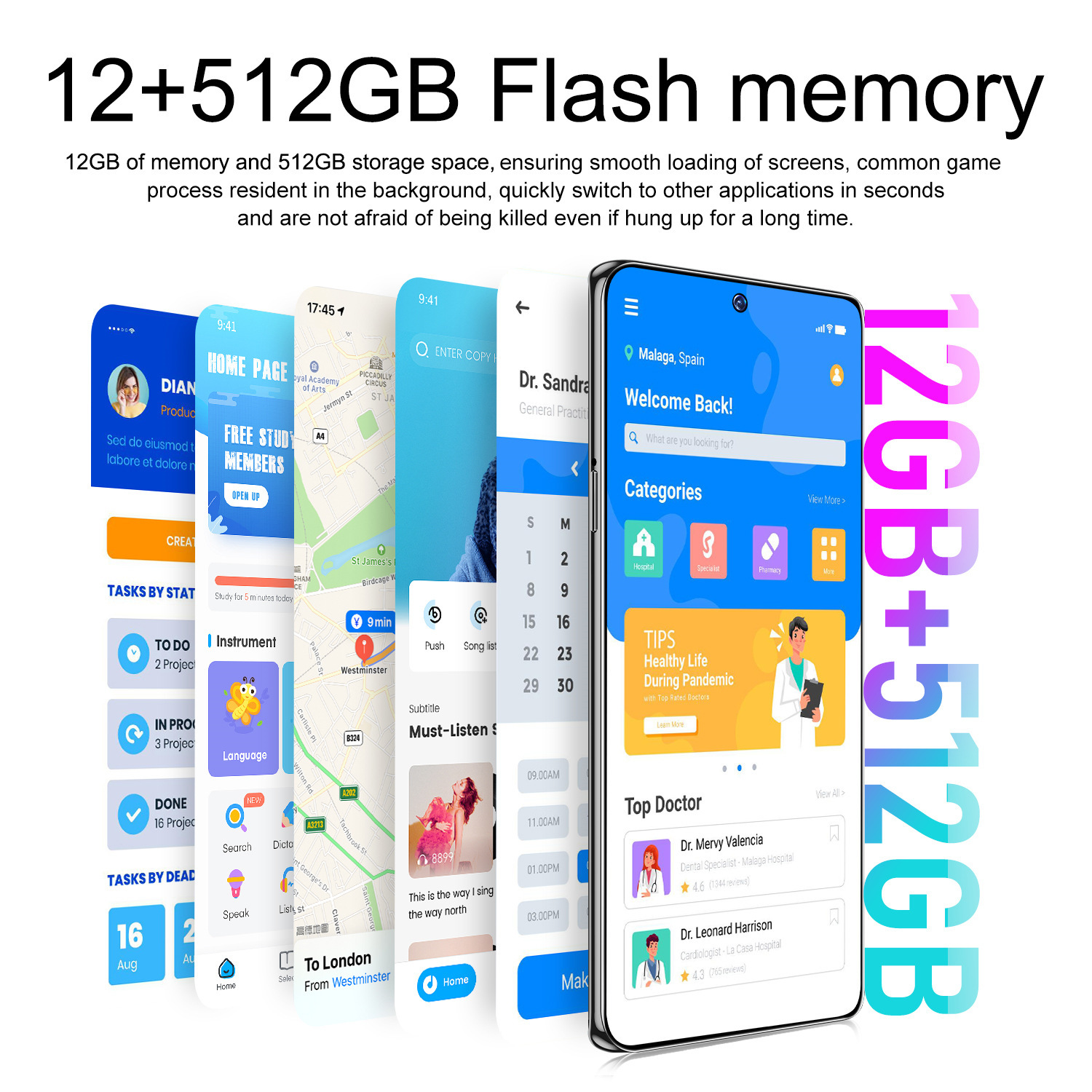 New 11 Pro+phone 7.3-inch large screen 512g true 4G smartphone (explosive price)