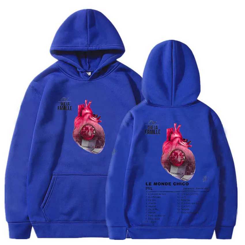 Rapper PNL Hoodie Le Monde Chico Album Sweatshirt Popular Unisex Comfortable Casual Clothing Fleece Our Aldult Hoody W250524