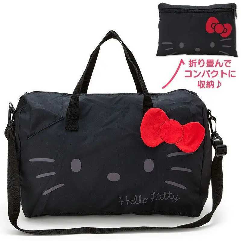 Sanrio Folding Travel Bag Cinnamoroll Portable Luggage Bag Hello Kitty Kuromi Suitcases and Travel Bags Travel LuggageW250524