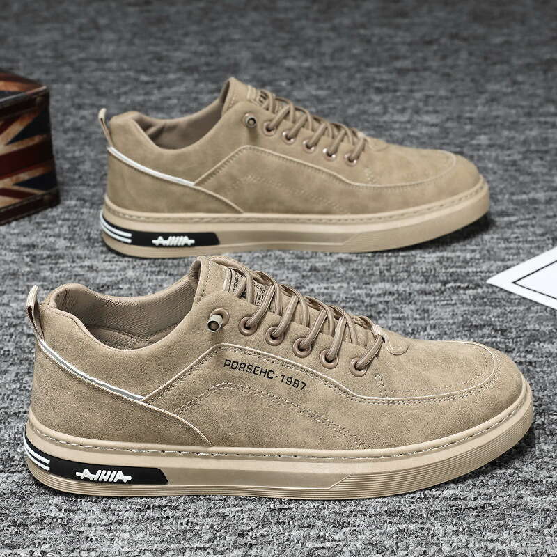 2025 Spring New Men's Shoes Breathable Labor Protection Shoes Designer Shoes Men's Trendy Versatile Anti Slip Shoes Sports And Leisure Board