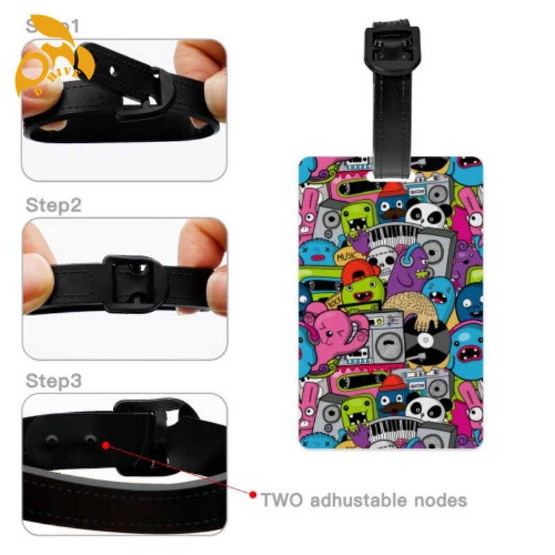Free delivery. Fashion designers customize lightweight high-quality full-width printed lage tags in white and black.
