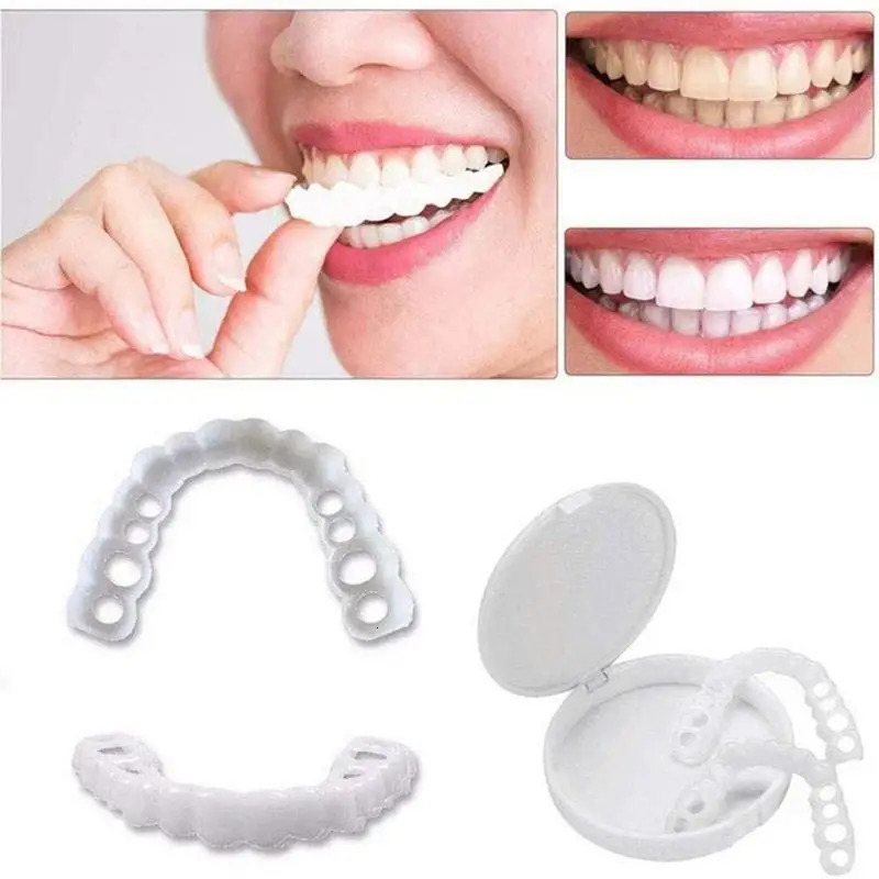 Veneers Dentures Socket Veneers Snap Perfects Fit Teeth Cover Snap On Fake Teeth Snap On Veneer Fake Tooth Cover Teeth Protector 250519