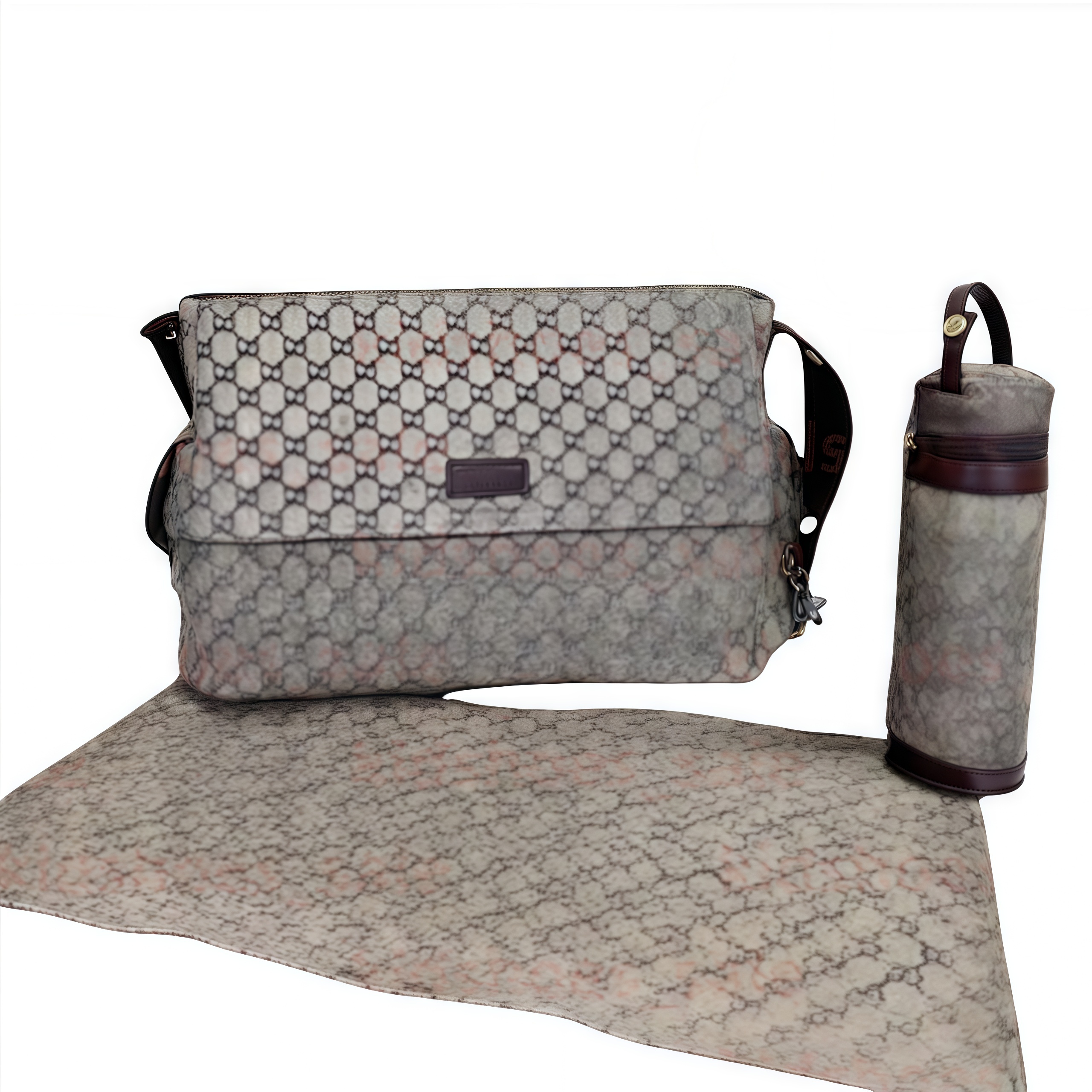 2025 baby bag Diaper Bags Waterproof pink mother Mummy Diapers Bag infant Zipper Brown Plaid Print Backpack black Nappy Stackers Container Maternity