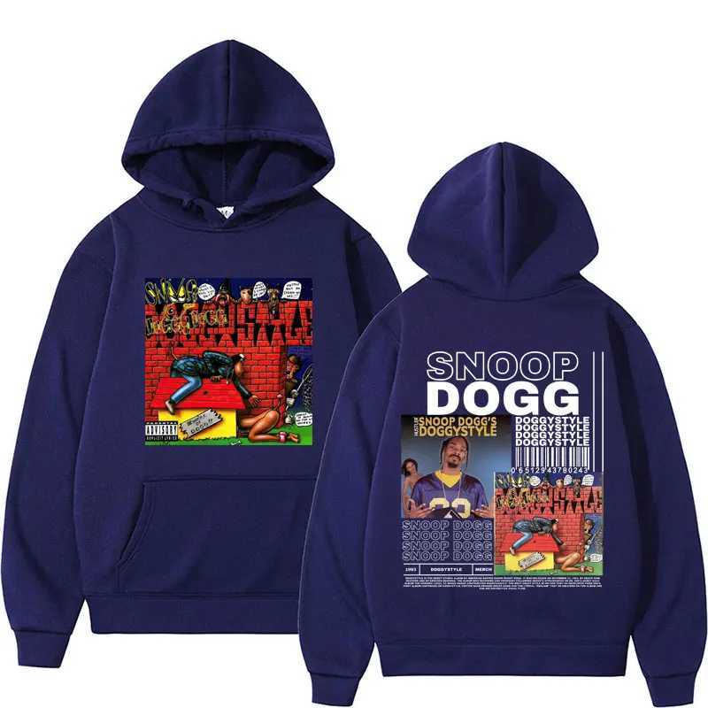 Limited Snoop Dogg Album Graphic Hoodie Mens Clothing Hip Hop Rap Style Pullovers Hooded Male Harajuku Gothic Retro Sweatshirts W250524