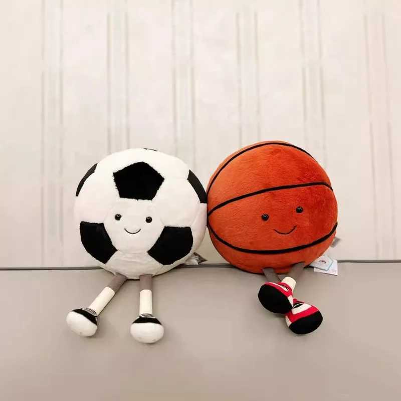 New Jellycat Fun Ball Sports Dolls Home Bedroom Plush Toys Cute Doll Decorations Car Ornaments Collection Popular Holiday Gifts W250524