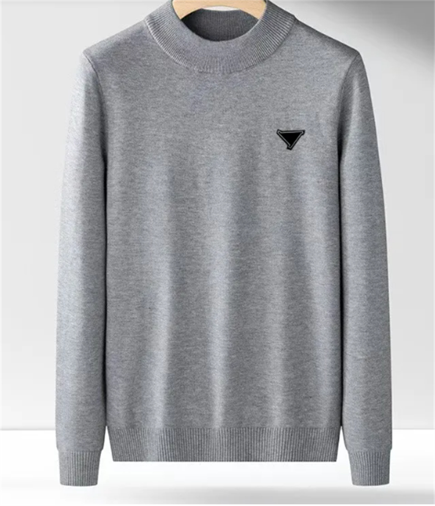 Fashion Knitting Sweater men Pullovers Long Sleeve O Neck Knits Top Mens Solid Casual Embroidery Warm Hoodies base sweater Clothing