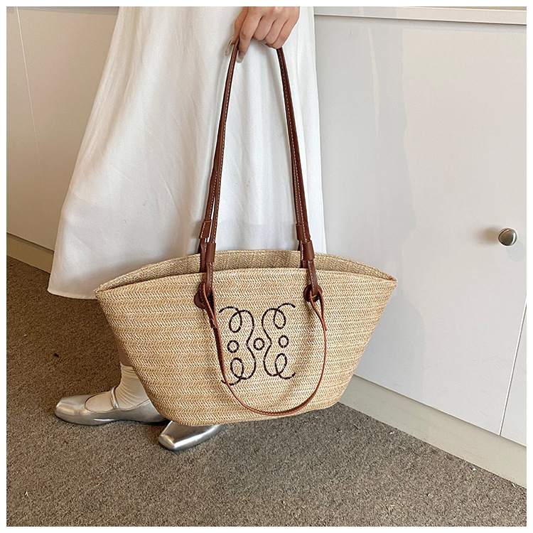 Designer Bag Luxury Bag Designer Bags Handbag Fashion Bags Shoulder Bag Underarm Boston Messenger Single Shoulder Armpit Straw