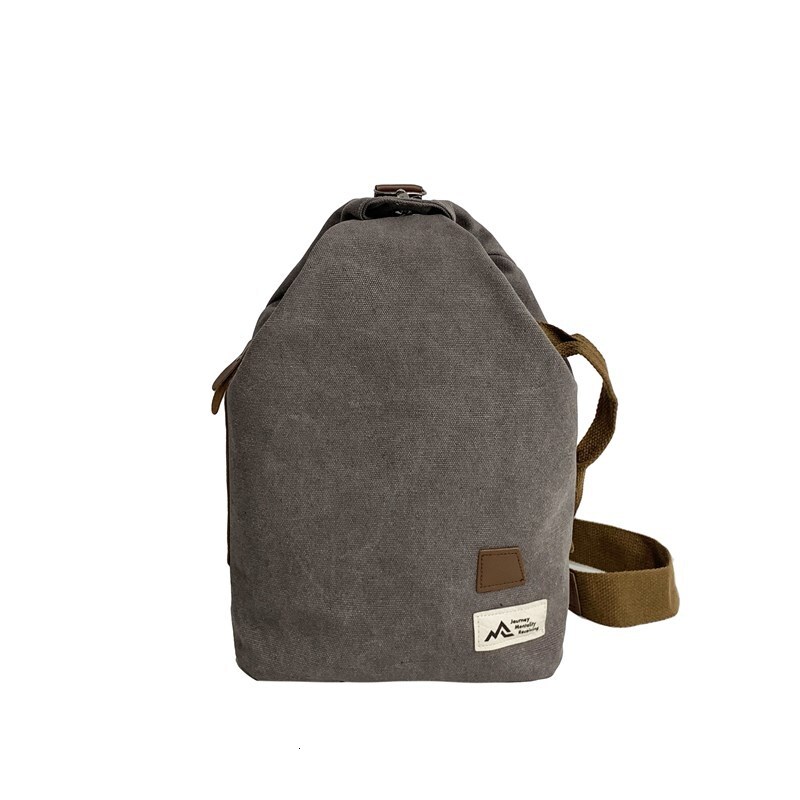 Korean style fashion personalized women's canvas crossbody bag for travel, leisure, sports, portable waist trend bag, designer handbag