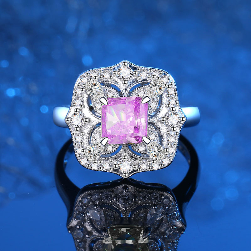 Chic 925 Sterling Silver Radiance Design Diamonds: Select from Three Hues of Exquisite Jewellery