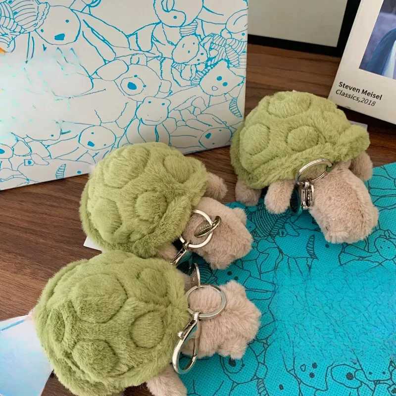 Jellycat Mr. Timmy Turtle Pendant Keychain - Cute Plush Toy for Girls Baby Soothing Accessory W250524