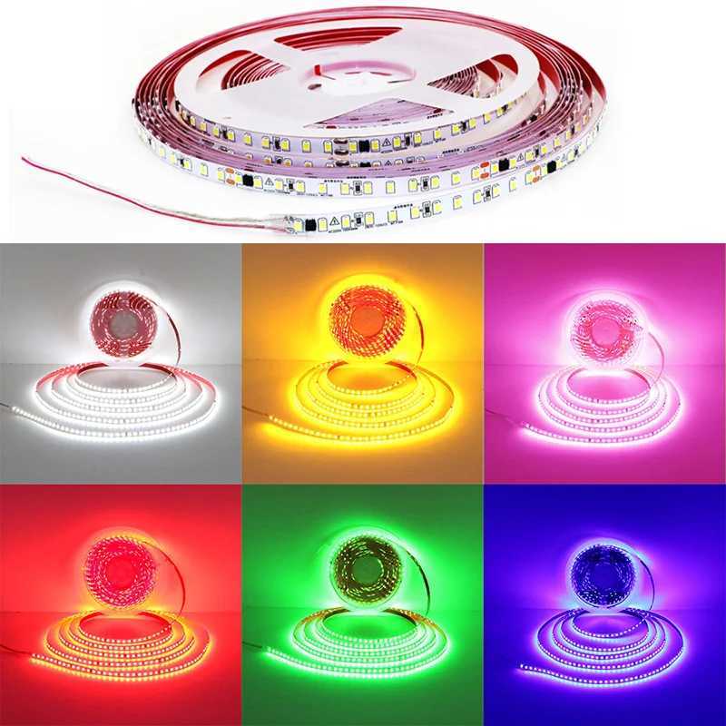110V 220V LED Strip 2835 120LEDs/m Home Lamp Strip Red Ice Blue Green Yellow Pink 120V 230V Flexible Cuttable 20M Soft Light Bar W250524